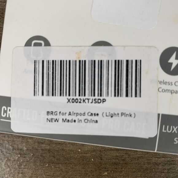 for Airpods Case Cover with Keychain, Compatible with Apple Airpod 2 & 1 Pink - Picture 4 of 11